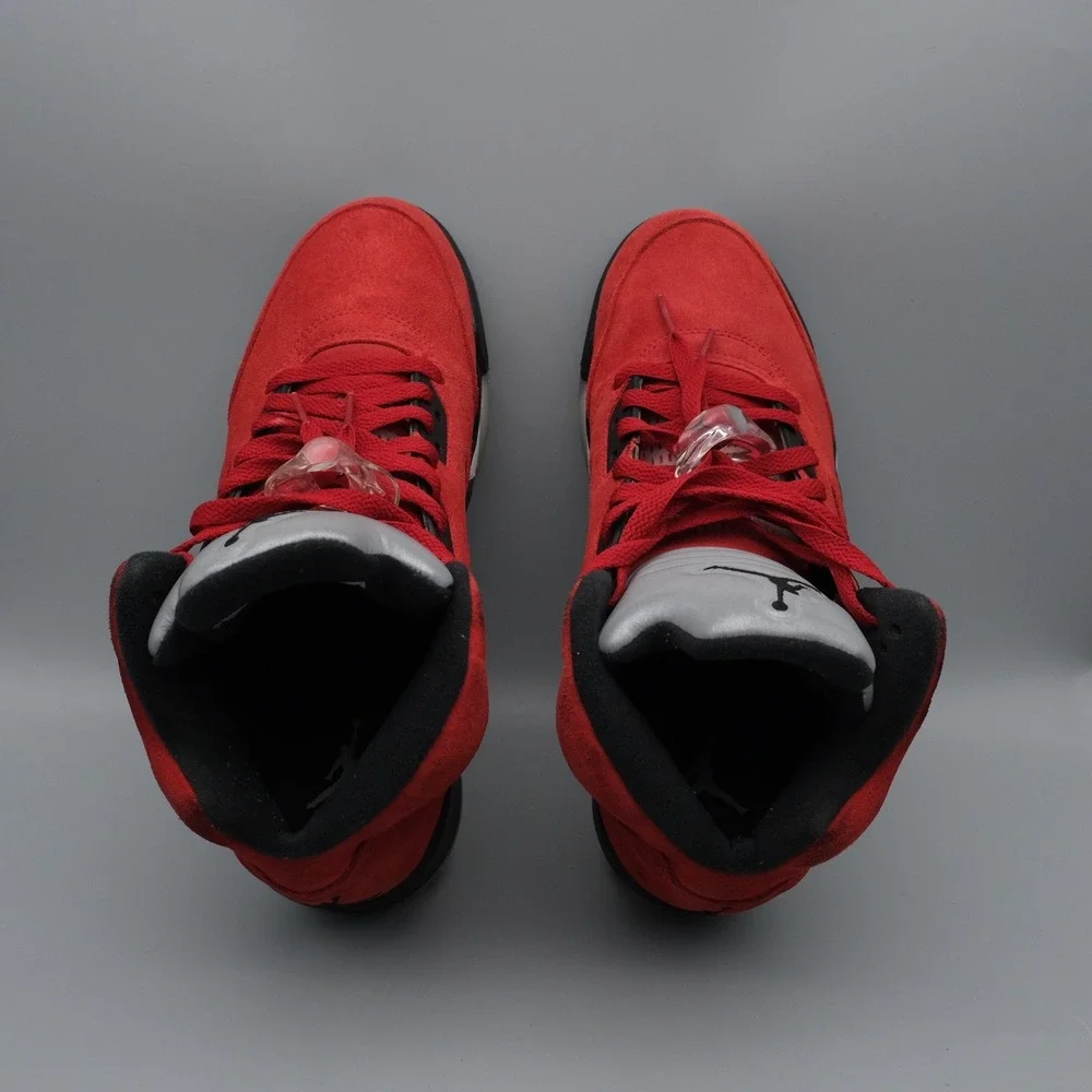 Nike Air Jordan 5 Retro Raging Bull 9.5 Red Suede DD0587-600 2021